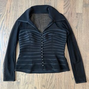 Vintage Black Dress Shirt